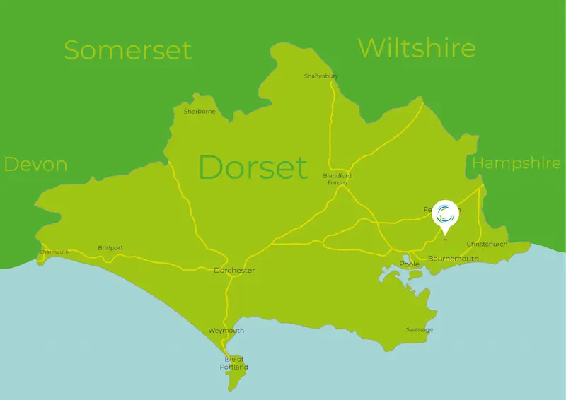 Dorset Council Greenspace Team map