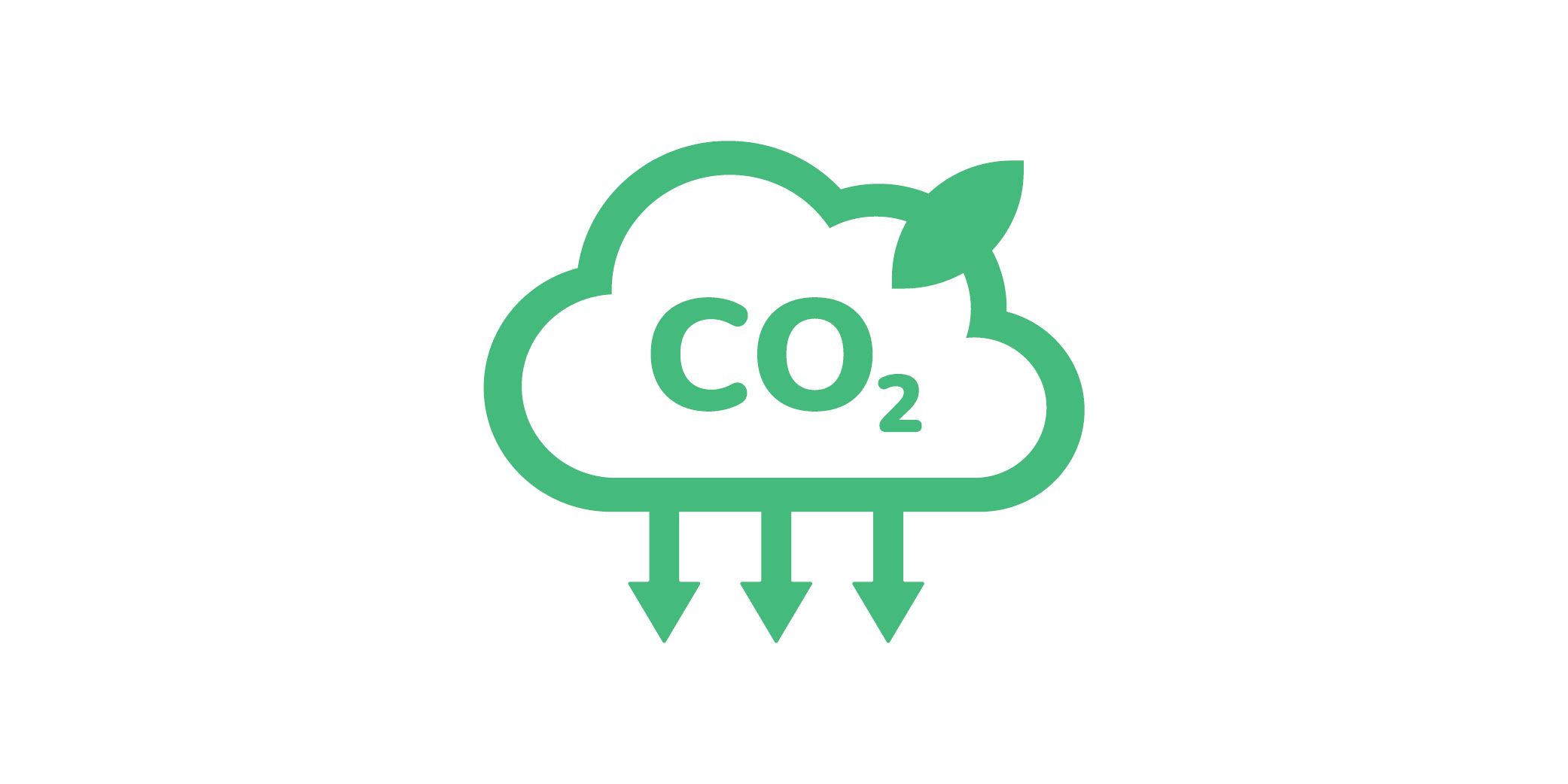 Graphic of a carbon dioxide cloud