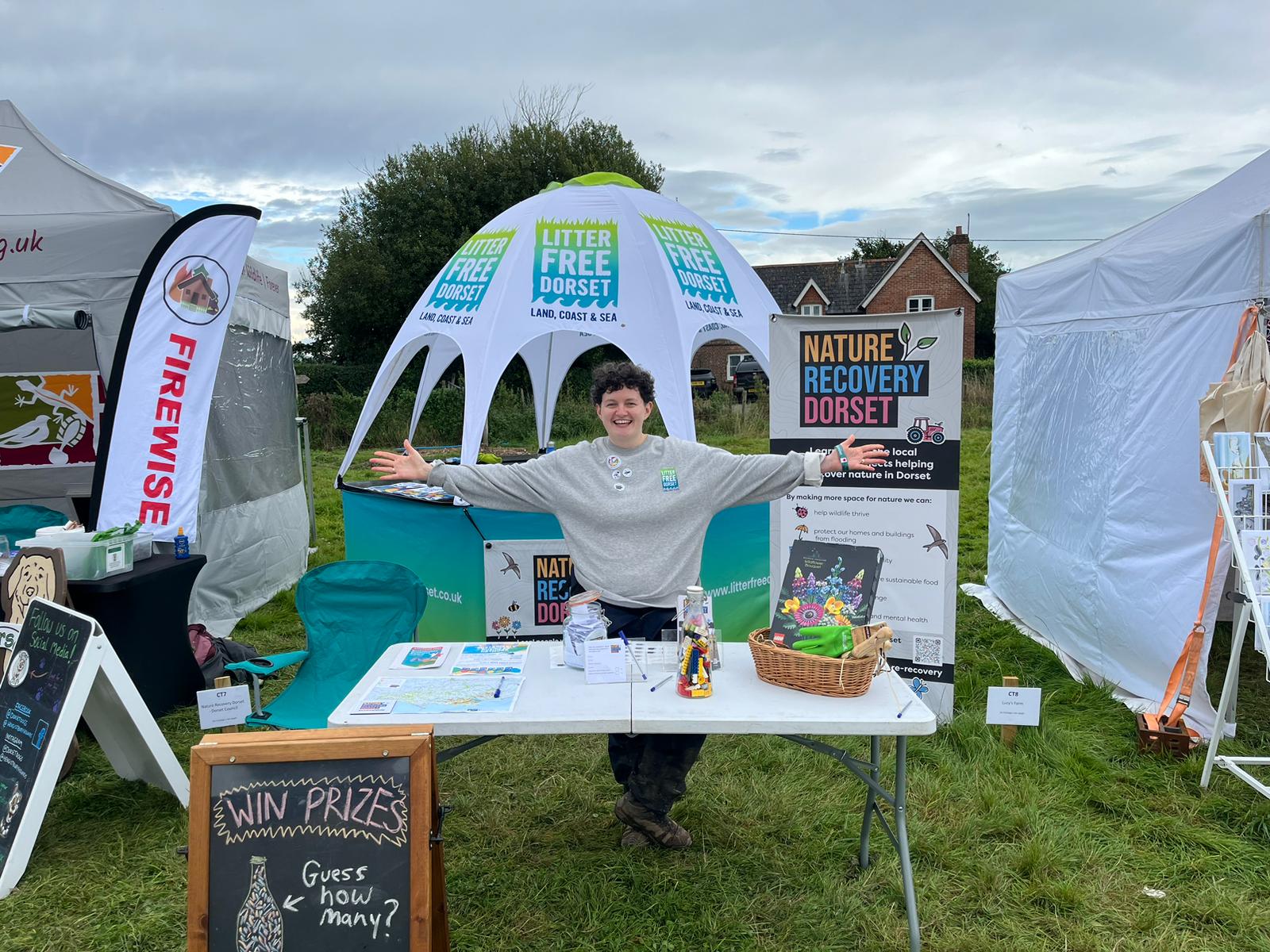 Nature Recovery Dorset stand at the Dorset County Show 2024