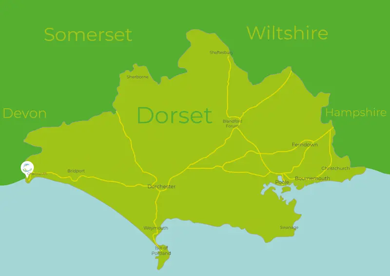 Lyme Regis Baptist Church map