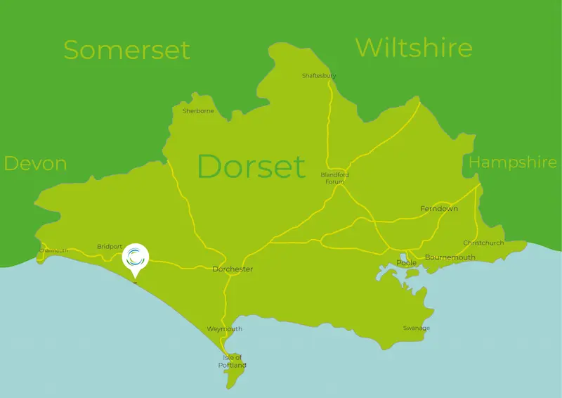 Othona West Dorset map